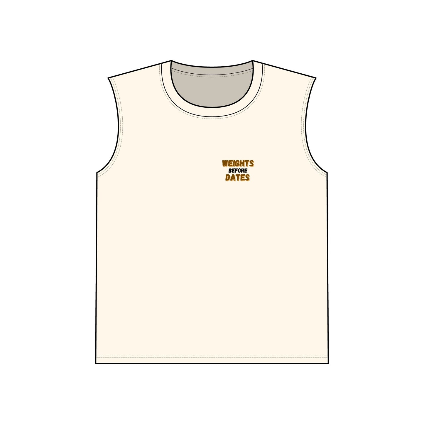 Weights Before Dates Muscle Tank